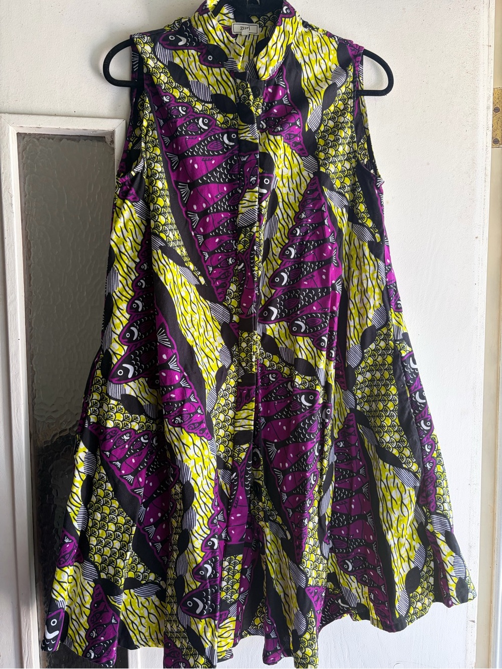 Zuri sleeveless dress. Standard length